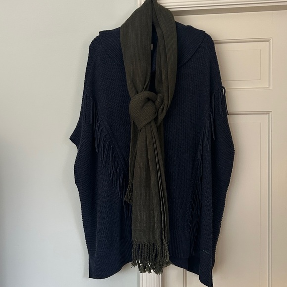 Coldwater Creek Winter Floral Velvet Skirt Chocolate Brown Blue Golden Flowers - Picture 9 of 10